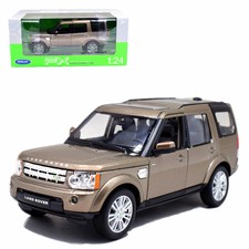Welly 1:24 Land Rover Discovery 4 Diecast Model Car Toy New in Box Brown
