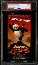 2008 Kung Fu Panda 1 Ticket Stub Movie Japanese PSA 4 Jack Black Jackie Chan Po