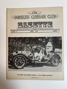 Horseless Carriage Gazette, March 1946 Official Club Publication - Imagen 1 de 3