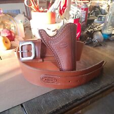 NOS-EL PASO SADDLERY GUN BELT W/HOLSTER-NEVER USED-AWESOME DETAIL & QUALITY