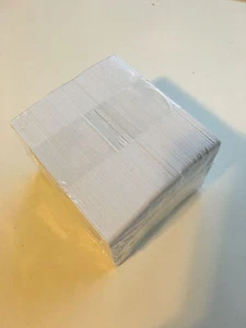 1000 White Blank PVC Plastic Photo ID Cards Badge CR30 .30 mil credit card size - Picture 1 of 2