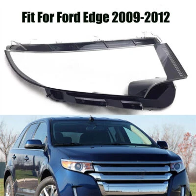 Cubierta derecha de lente transparente para faros 1 pieza apta para Ford Edge 2009-2012 Foto 1 de 4