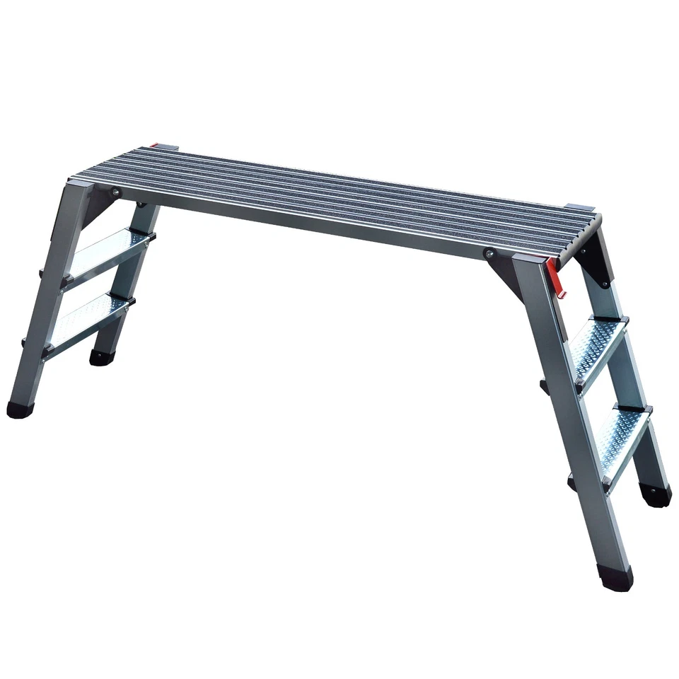Arbeitsplattform 66cm hoch Arbeitsbühne Gerüstleiter Podestleiter Aluleiter - Bild 1 von 1