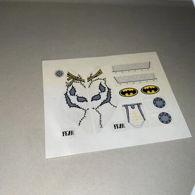 *Lego Batman Original Sticker Sheet Batcopter: Chase for the Scarecrow Set 7786 - Image 1 of 4