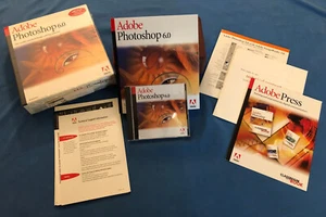 Adobe Photoshop 6.0 Windows Education Version Serial number Tested Complete - Picture 1 of 14