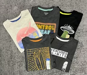 Boys’ Cool Graphic Cotton Blend T-Shirts Size XS 6-7 NWT - Picture 1 of 10