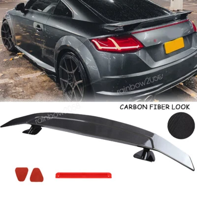 For Audi A3 A4 A6 TT RS 46" Carbon Style Spoiler Wing Rear Trunk Wing GT Style - Image 1 of 4