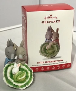 Hallmark Ornament Little Somebunny New Parents Dated Christmas NIB - Picture 1 of 4