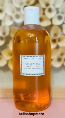 Gel de baño y ducha Crabtree and Evelyn Summer Hill 16,9 fl oz bolsa gratis RARO Foto 1 de 3