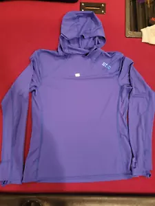 STIO Drirelease Hoodie Women's Small Blue UPF 50 Divide Hooded Pullover - Picture 1 of 6