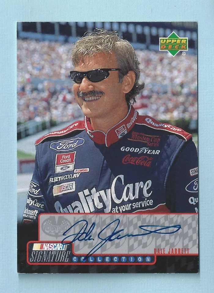 DALE JARRETT 2000 UPPER DECK NASCAR SIGNATURE COLLECTION AUTOGRAPH AUTO - Image 1 of 1