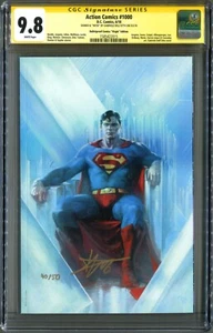 SIGNED Action Comics #1000 (2018) CGC 9.8 Dell Otto Virgin Variant  1/50 Rare!!! - Picture 1 of 1