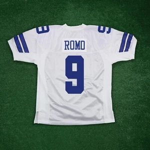 Tony Romo Reebok Dallas Cowboys Authentic On-Field EQT Away White Jersey - Picture 1 of 6