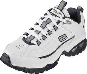 Skechers Herren Energy Afterburn Schnür Sneaker 10,5, weiß/marine - Bild 1 von 6