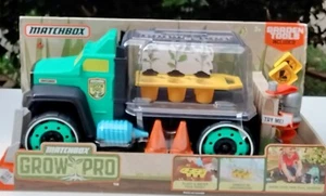 Matchbox - Grow Pro Truck playset With Garden Tools, Agriculture Early learning - Picture 1 of 10