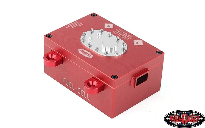 RC4WD Billet Aluminum Scale Fuel Cell Radio Box - Red - Image 1 of 4