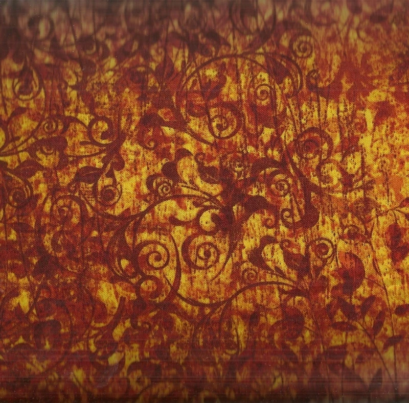 Tela Scrollscapes naranja Quilting Treasures Foto 1 de 1