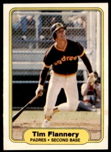1982 Fleer Tim Flannery . San Diego Padres #572 - Picture 1 of 2