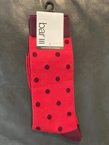 10 $ Bar III Anzugsocken | 1 Paar | rot gepunktet | Schuh 7-12 Socken 10-13 - Bild 1 von 8
