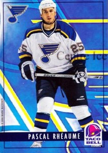 1999-00 St. Louis Blues Taco Bell #22 Pascal Rheaume