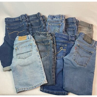 Лот реселлера (9) комплект детских джинсов разные бренды стили размеры Justice Levi's - Изображение 1 из 4