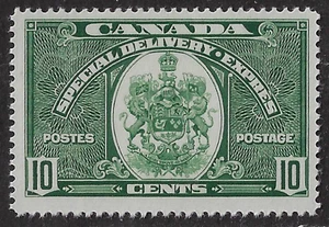 Canada SPECIAL DELIVERY EXPRES Stamps — 1939, Arms of Canada #E7 MNH Ref. 1008 - Picture 1 of 2