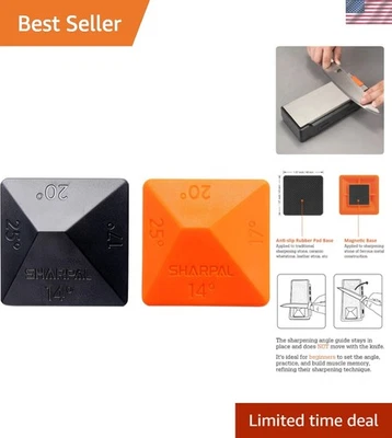 196N Angle Pyramid Knife Sharpener 2-Pack - 4 Universal Angles for Precision - Image 1 of 4