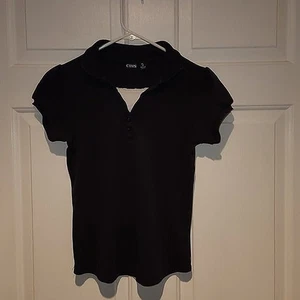 Girl's sz 16 XL Navy Blue Short Sleeved Polo Shirt by Chaps School Uniform - Picture 1 of 6