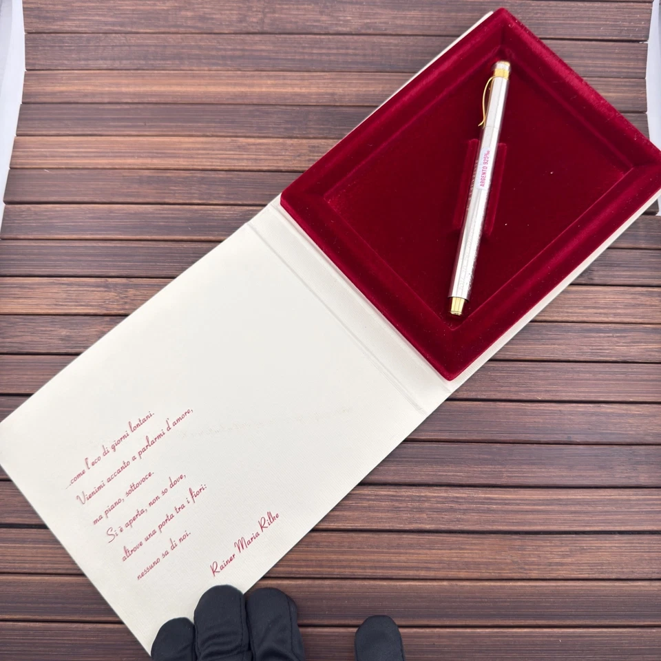 Stift Füllfederhalter Silber 925 Lyrik Rainer Maria Rilke Fullset Easy Nib - Bild 1 von 4