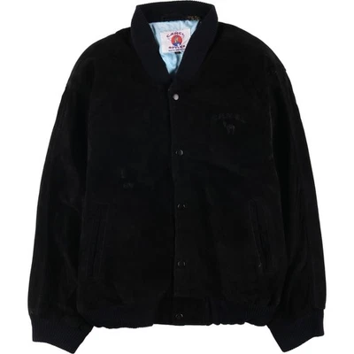 Vintage 90'S Camel Suede Leather Blouson Men's Size XL - Image 1 of 4