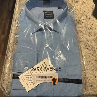 Camisa social masculina formal trabalho clássico Park Avenue tamanho 40 - Imagem 1 de 4