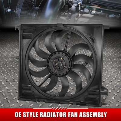 Conjunto de ventilador de refrigeración de radiador estilo OE 2,0 L para Alfa Romeo Giulia Stelvio 17-24 Foto 1 de 4