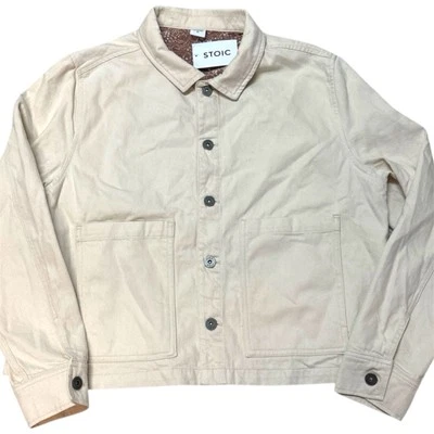 Abrigo Stoic Denim Chore Mujer XL Beige Moteado Granero Casa Rural Nuevo Foto 1 de 4