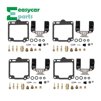 Kit de reconstrucción de reparación de carburador y flotador de 4 juegos para Suzuki 1980-1983 GS1100E GS1100 Foto 1 de 4