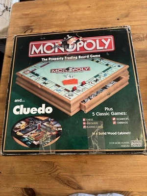 Parker Brothers Monopoly Wooden Modern Board & Traditional Games - Image 1 of 4