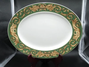 Rosenthal Chelsea Nina Campbell classic pearl china piatto . Lunghezza 39 cm. - Foto 1 di 3