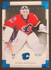 2013-14 Upper Deck Artifacts Goalies Sapphire /85 Miikka Kiprusoff #119