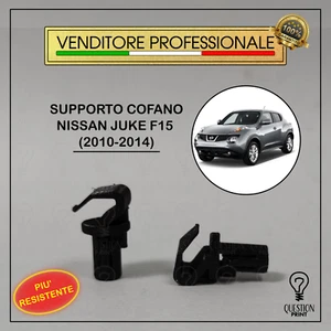 SUPPORTO CLIP FERMO CAPPELLIERA BAULE PANNELLO COFANO NISSAN JUKE F15 2010-2014 - Imagen 1 de 6