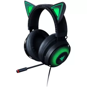 Razer Kraken Over Head Gaming Headset-Specia Kitty Edition, Surround Sound-Black - Picture 1 of 7