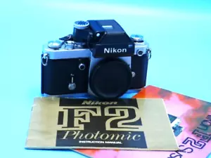 Nikon F2 35mm SLR Film Camera Body + Photomic DP-1 Finder + Manual. - Picture 1 of 7