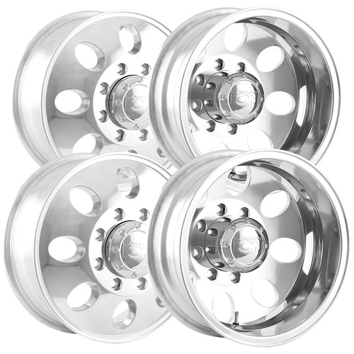 16x6 ION 167 Polished Ford Dually Wheels Set 8x170 for sale online | eBay