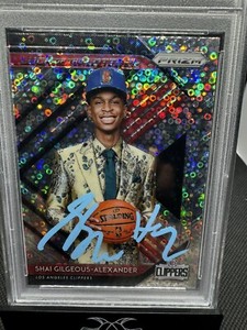 2018-19 Shai Gilgeous-Alexander Rookie Auto Blue PSA Authentic NBA Thunder Card