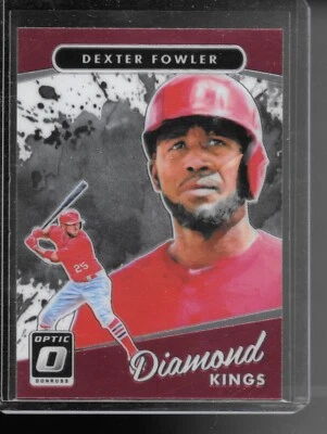 Вставка 2017 Panini Donruss Optic Dexter Fowler Diamond Kings St Louis Cardinals - Изображение 1 из 2