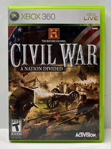History Channel Civil War A Nation Divided (Microsoft Xbox 360, 2006) con manual - Imagen 1 de 3