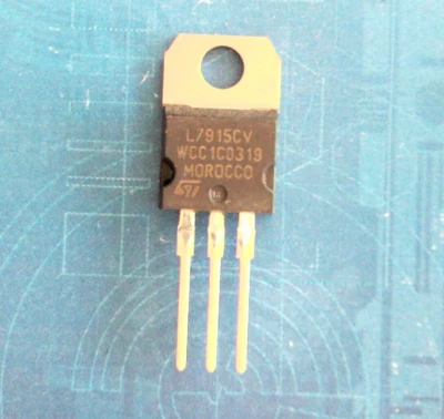 STMICROELECTRONICS 1x L7915CV regulador de tensión 15V 1,5A negativo TO-220 de ST