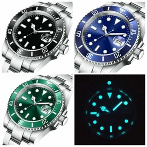 Sapphire Mens Watch 40mm sterile dial Diving Luminous NH35 Automatic Wristwatch - Picture 1 of 11