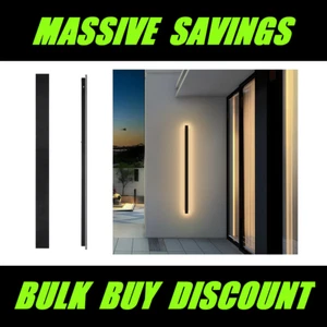 Barline Linear Shadow Long Bar Light Pillar Indoor External Outdoor Wall light - Picture 1 of 6