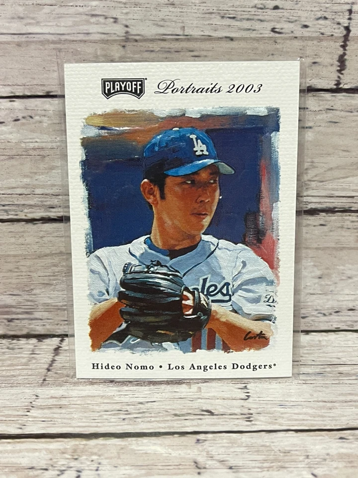 2003 Playoff Portraits #17 Hideo Nomo - Rare PROMO - Image 1 of 2