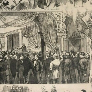 Complete 1874 Daily Graphic Illustrated Large Newspaper Advertising 5/11 VG/EXC - Picture 1 of 5