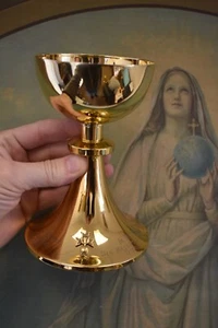 Nice Older Knights of Columbus Chalice, Cup Sterling (CU210) chalice co. - Picture 1 of 13